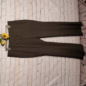 Ann Taylor Factory Wide Leg Trousers speckled black Sz petite 12